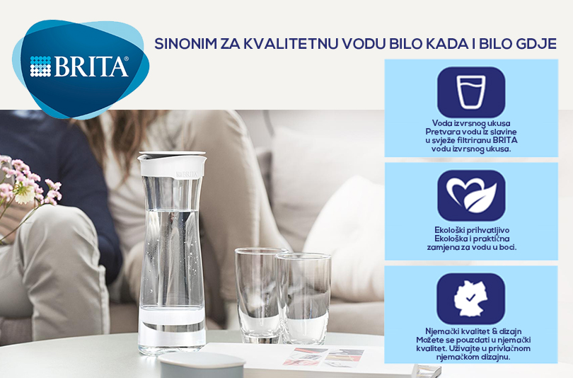 NOVO u ponudi: Brita bokali i filteri za vodu NOVO u ponudi: Brita bokali i filteri za vodu